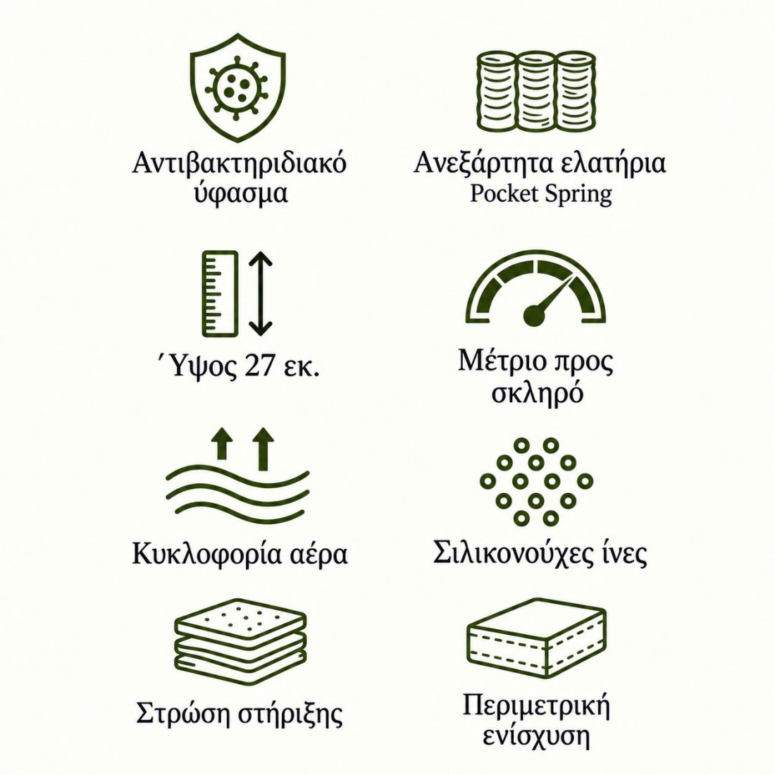 Διπλό κρεβάτι Sapphire με αποθηκευτικό χώρο και ανατομικό στρώμα 160*200